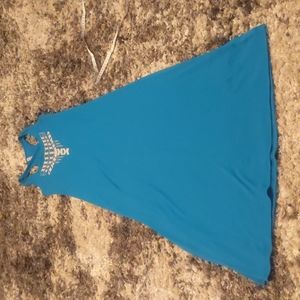 🔥3/$10 Blue XS Xhilaration Summer Maxi Dress